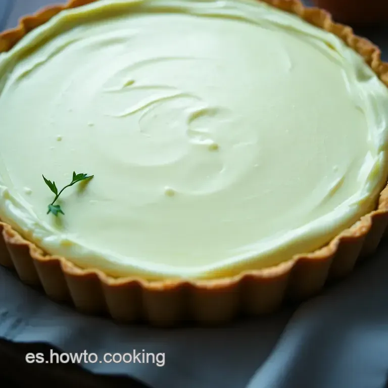Tarta De Queso Cremosa Al Estilo Alma Obreg&oacute;n presentation