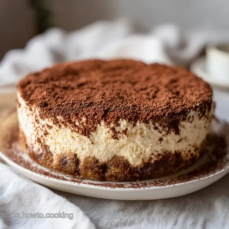 Tarta de Tiramis&uacute;: Equilibrada y Aterciopelada