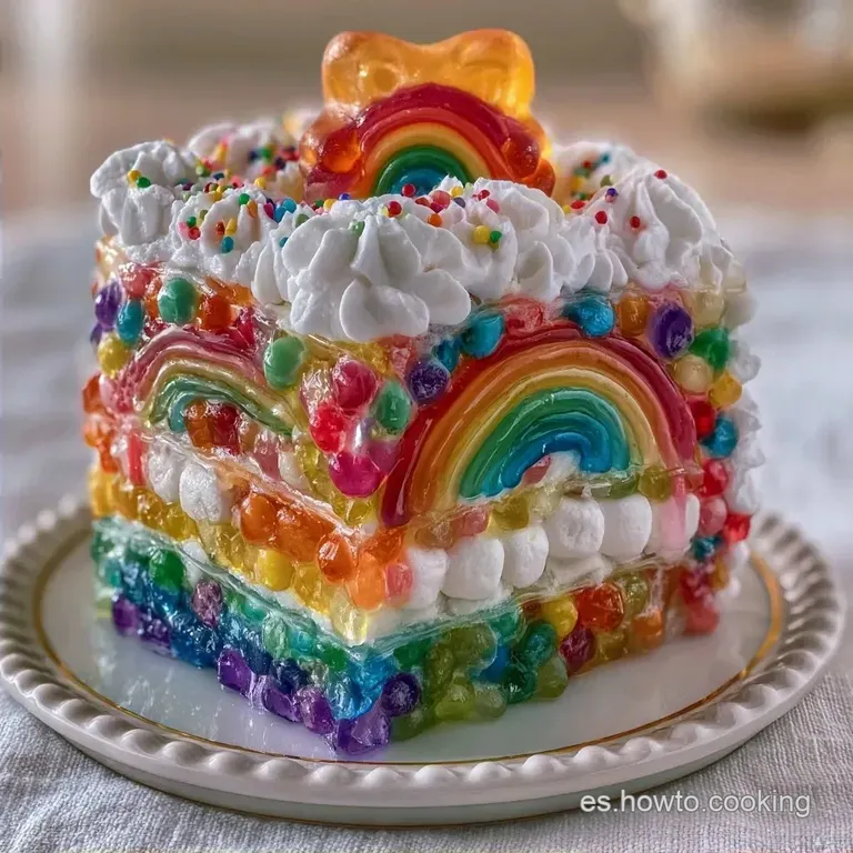 Tarta Gominolas Creativa: Sin Horno y Colorida