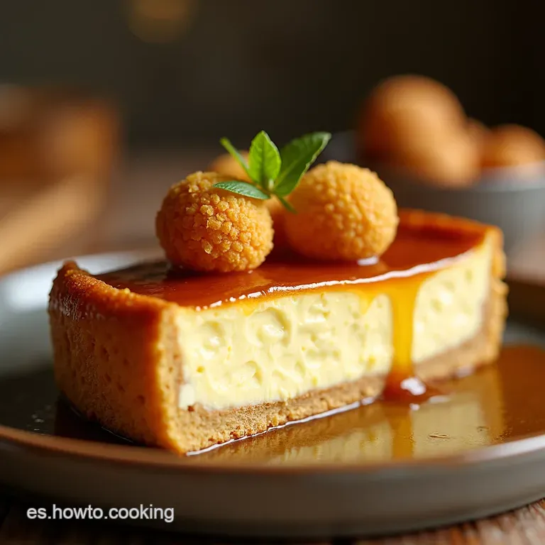 El Capricho Caramelizado Tarta De Queso Cremosa Nobake Con Galletas Lotus Biscoff presentation
