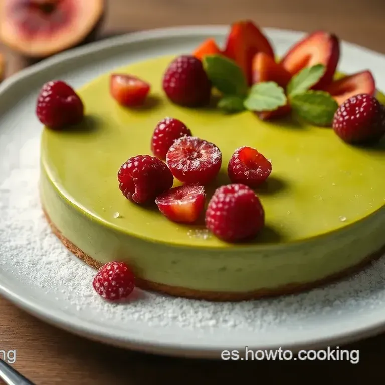 Tartaleta de Matcha y Frutos Rojos