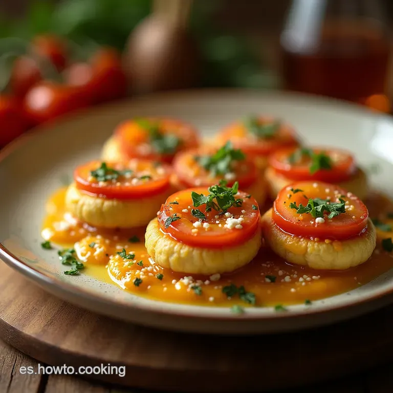 Capricho De La Huerta Tartaletas Crujientes De Berenjena Y Queso Mediterr&aacute;neo presentation