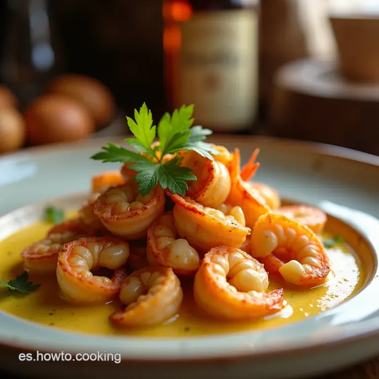 Crema De Mariscos Del Cant&aacute;brico Terciopelo Marino Con Un Toque a Brandy presentation