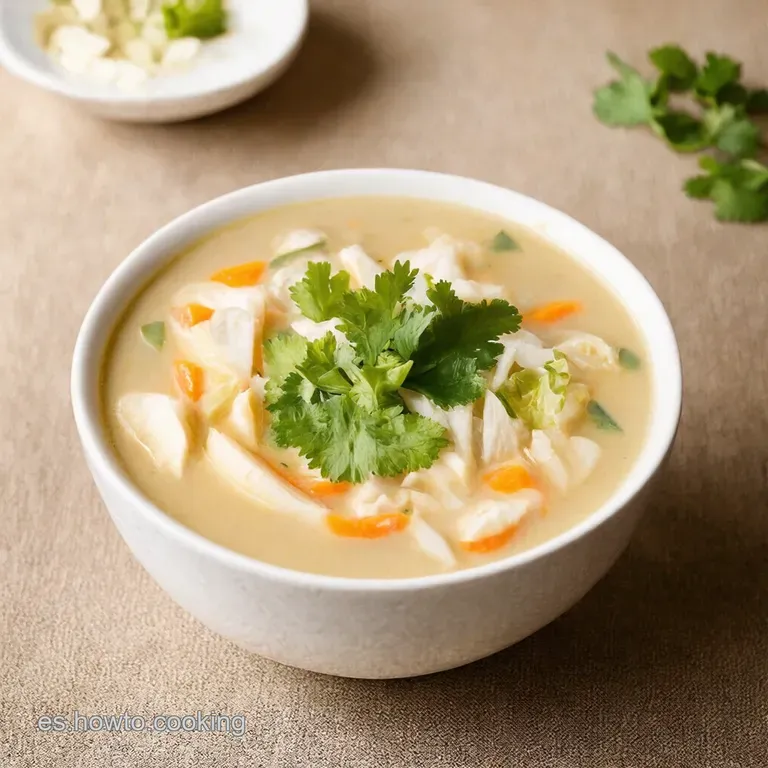 Tom Kha Gai Sopa Tailandesa de Pollo y Coco