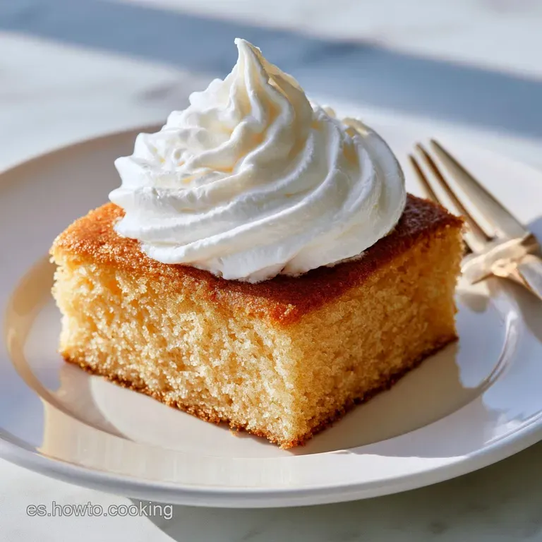 Torta De Tres Leches Perfecta: Receta Casera