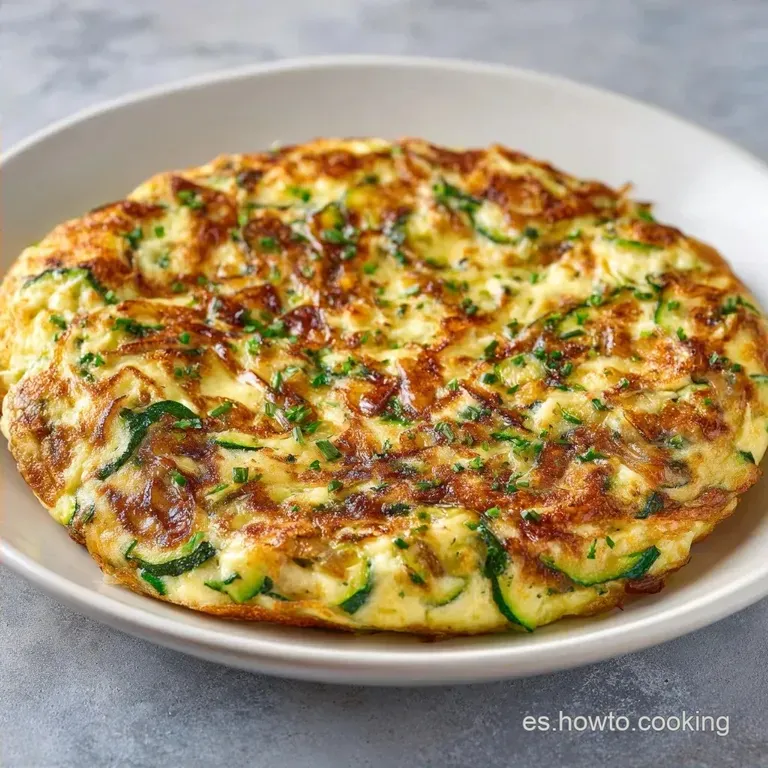 Tortilla De Calabac&iacute;n: Jugosa y F&aacute;cil
