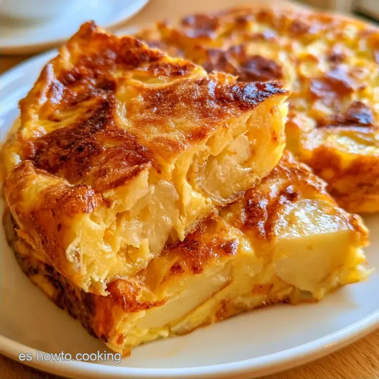 Tortilla De Patatas Perfecta y Jugosa