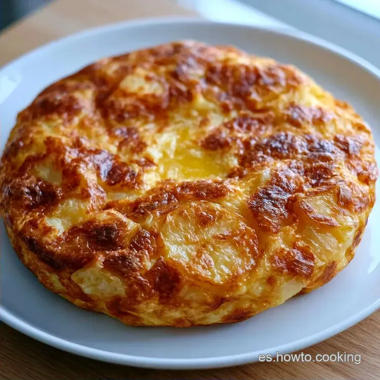 Tortilla de Patatas Saludable y sin Freír