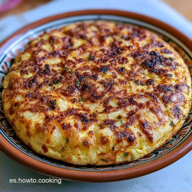 Tortilla de Patatas: Jugosa y Saludable