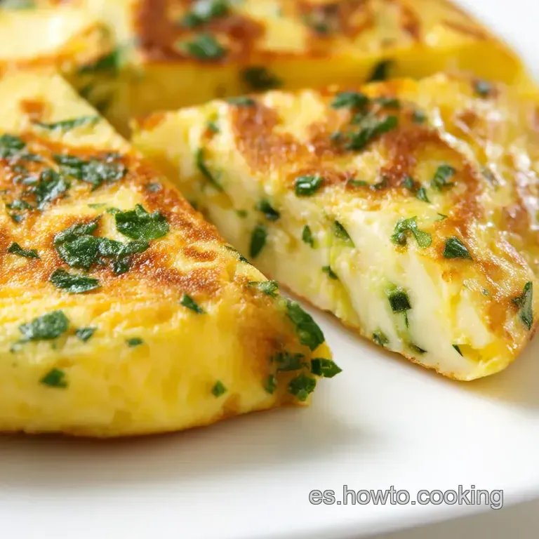 Tortilla Espa&ntilde;ola De Calabac&iacute;n presentation