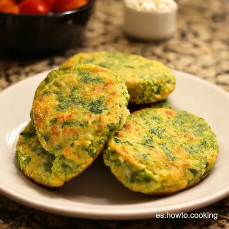 Tortitas De Br&oacute;coli Crujientes Y Deliciosas presentation