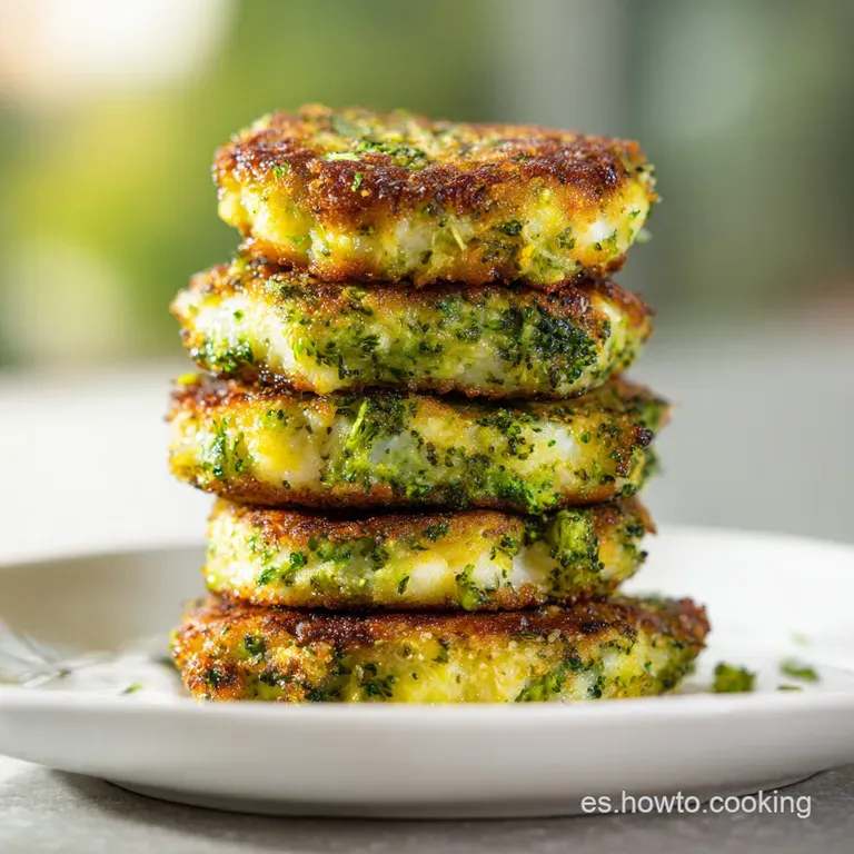 Tortitas de Br&oacute;coli y Papa Saludables