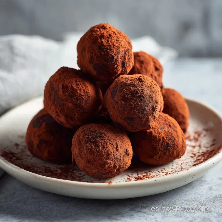 Receta de Trufa Saludable de Chocolate con D&aacute;tiles