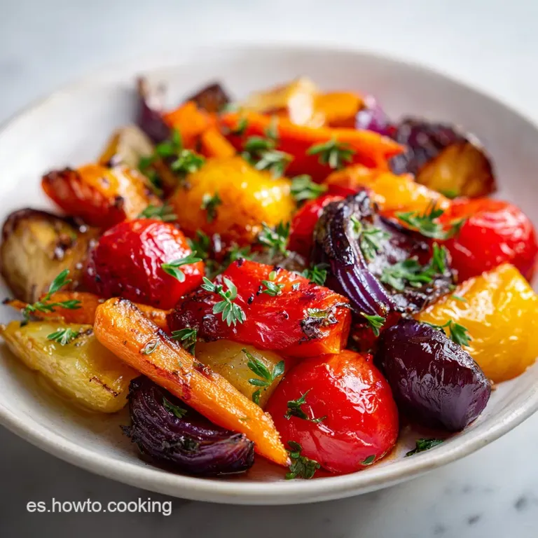 Receta de Verduras Asadas al Horno: Centros Sedosos