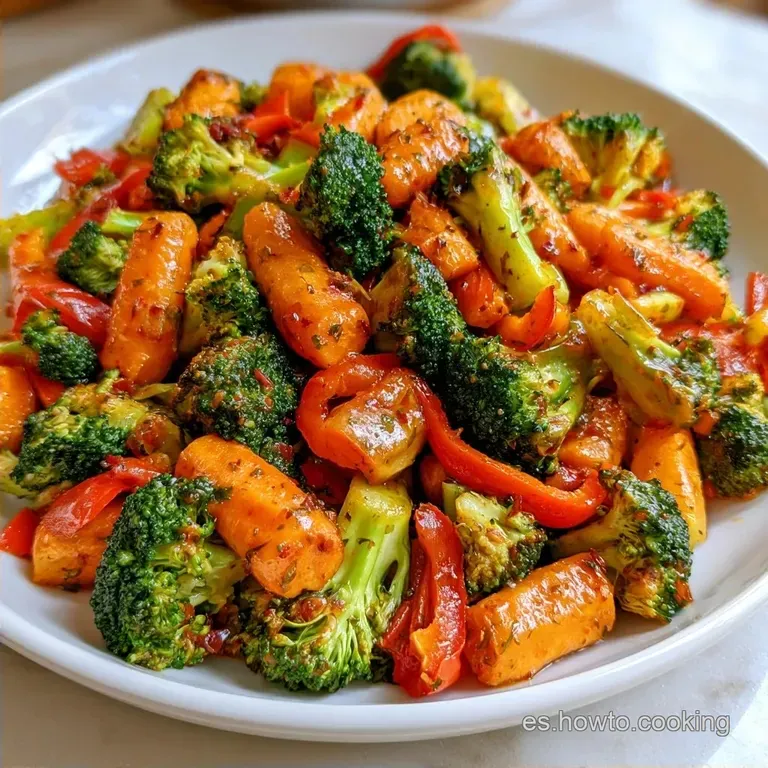 Verduras Salteadas con Ajo y Jengibre
