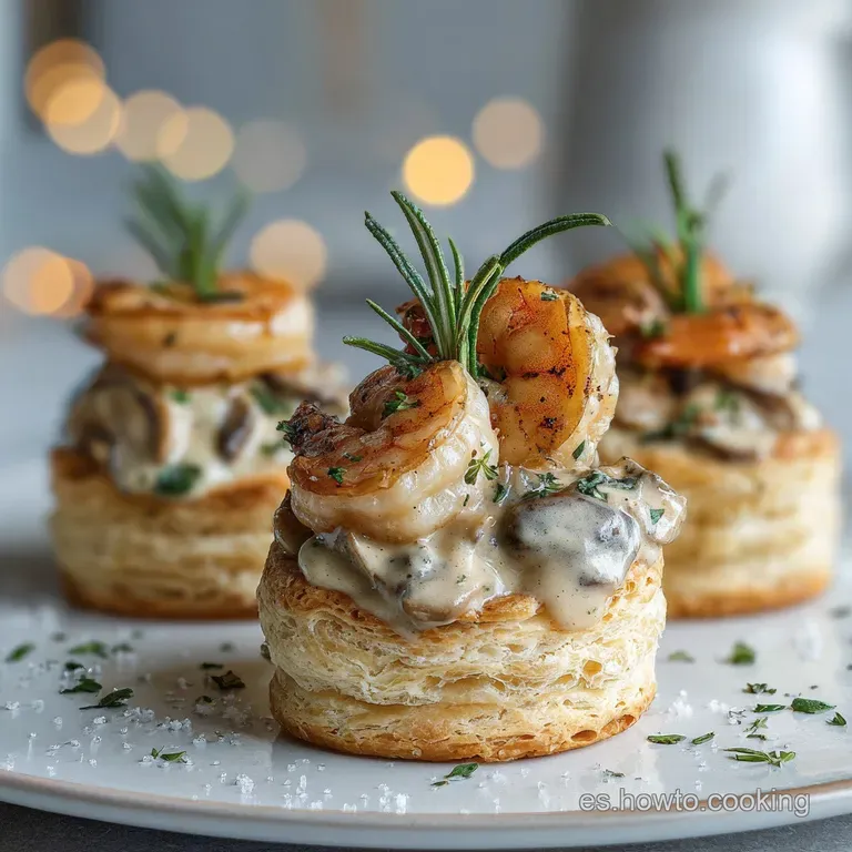 Volovanes Rellenos: Hojaldre Crujiente y Fundente